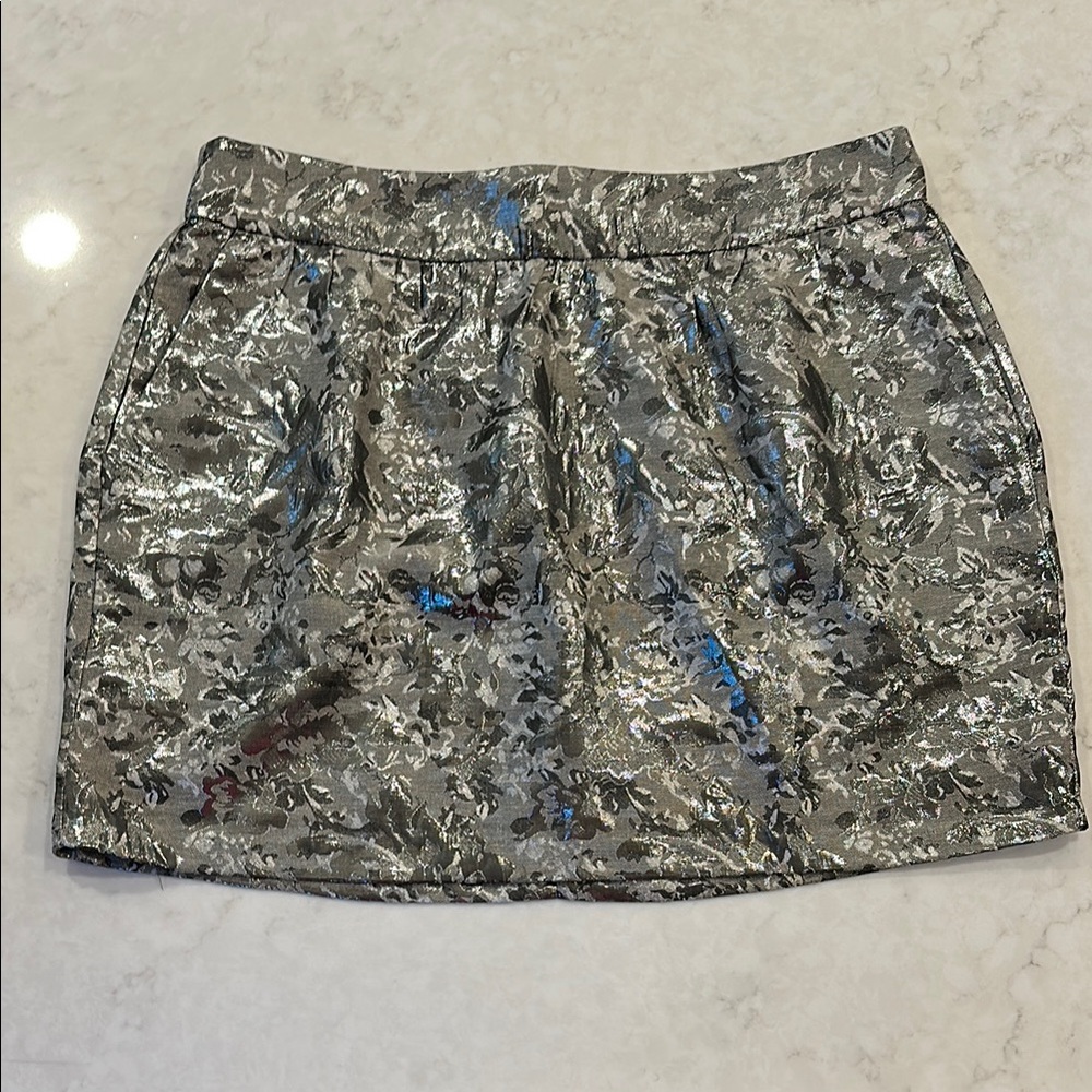 Tinley Road Gap Metallic Brocade Women's Skirt Sz Large NWT
